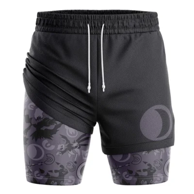 Dark Pokemon 2-in-1 Performance Shorts